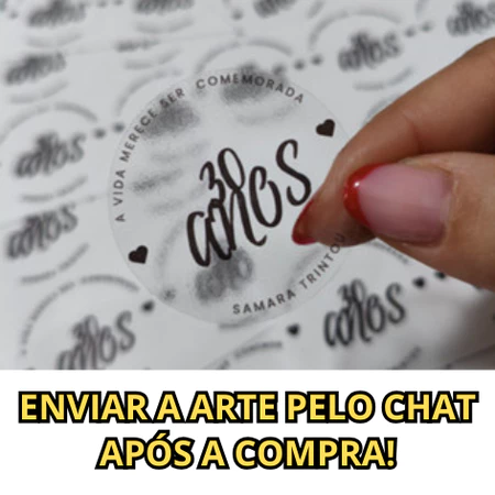 Etiquetas Adesivas Personalizadas Vinil Transparente, Adesivo Personalizado. - Imagem 2